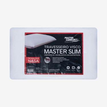 Imagem de Travesseiro Visco Master Slim Conforto Maciez 70cm X 50cm - Master Com