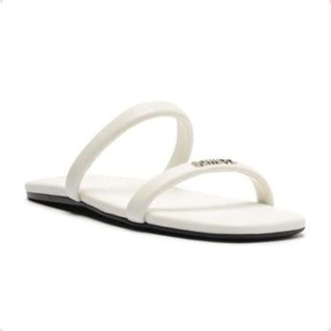 Imagem de Tamanco Feminino Rasteiro Schutz Branco-Feminino