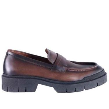 Imagem de Mocassim Masculino em Couro Zariff com Solado Tratorado Bos017-Masculino