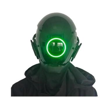 Imagem de Máscara LED Punk Para Cosplay Masculino E Feminino, Acessório De Luz R