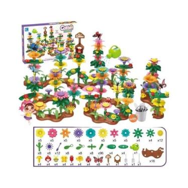 Imagem de Blocos De Montar DIY Jardim De Flores De Coral Oceânico Para Meninas, 