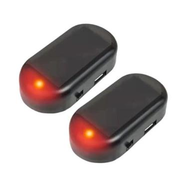 Imagem de Lâmpada De Alarme Automotivo Solar Super Brilhante Sem Fio Com Sinal D