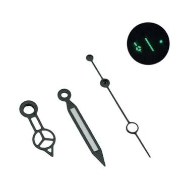 Imagem de Ponteiros De Relógio Luminosos Verdes Para Movimento Automático NH35 N