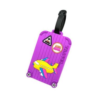 Imagem de Etiqueta De Bagagem De Borracha Macia PVC Com Desenho De Anime, Tag De