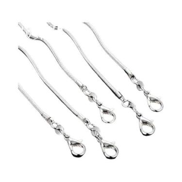 Imagem de Colar De Corrente Serpente Em Prata Esterlina 2MM 16-30 Polegadas 1/5/