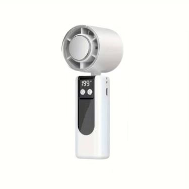 Imagem de Mini Ventilador Recarregável Portátil Carisma 3000mAh Branco