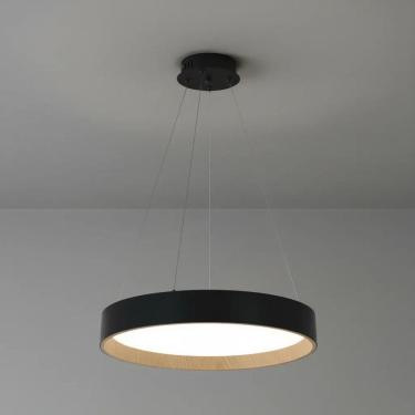 Imagem de Pendente Lummus Preto 50cm Led 45W 3 em 1 Bivolt 16586-PL