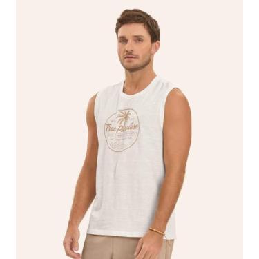 Imagem de Regata em Meia Malha Masculino Diametro Bege, M, Bege