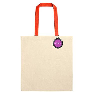 Imagem de Sacola Ecobag em Algodão 37x41cm Udine TopGet (Vermelho)