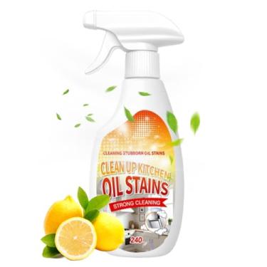Imagem de Desengordurante de cozinha em spray de 240 ml | Desengordurante de armário com frutado – Solução removedor de manchas para fogão, utensílios de cozinha, balcão de pia
