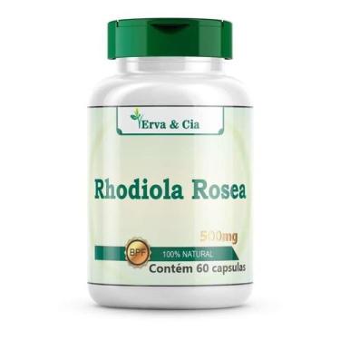 Imagem de Rhodiola Rosea 100% Pura 500 Mg 1 Frasco 60 Capsulas - Erva E Cia