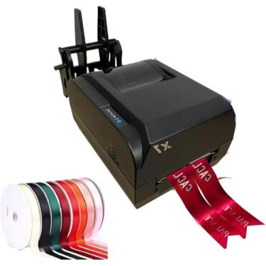 Imagem de Impressora De Fita Digital, Máquina De Impressão De Fita De Cetim, Máquina De Impressão De Carimbo De Folha De Impressora De Etiquetas Para Embrulho, Suporta 50 Idiomas Para Festa, TwoRows