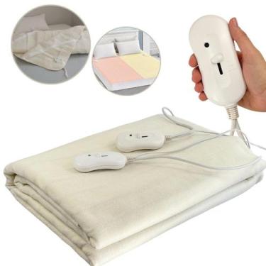 Imagem de Lençol Térmico Casal 160x140cm 3 Ajustes de Temperatura Elétrico 220V 