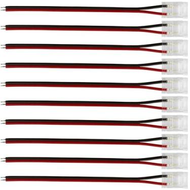 Imagem de KIT 10 EMENDA CABO DE LIGAÇÃO INSTALAÇÃO DE FITA LED 8mm - Blumenau Il