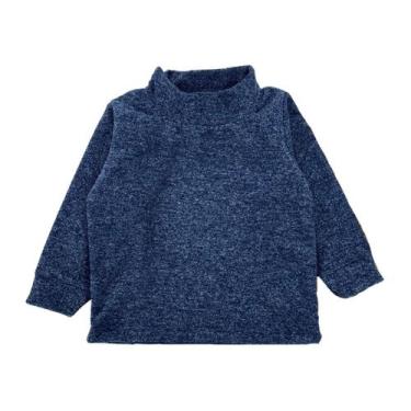 Imagem de Blusa Gola Alta Manga Longa Boucle Infantil Peluciad - Fofotinhos, Mar