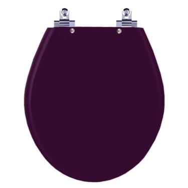 Imagem de Assento Sanitário Laqueado Soft Close Carina Amendoa Para Vaso Ideal Standard