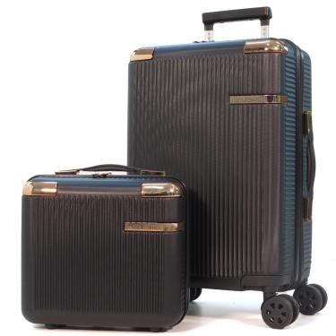 Imagem de Kit de Mala de Bordo com Cadeado e Frasqueira de Mão - Linha Genebra-Feminino