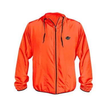 Imagem de Jaqueta Corta Vento Masculino Light Lets Surf WSS Brasil, Laranja, GG