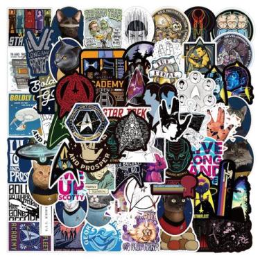 Imagem de Adesivos Treks Anime Cartoon 70 unidades de PVC impermeável para água 