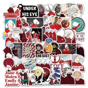 Imagem de Adesivos Handmaids Tales, vinil impermeável, anime, 50 unidades - yiwe