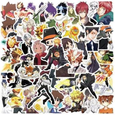 Imagem de Adesivos de anime em vinil impermeável Hitmans Reborns (50 unidades) -