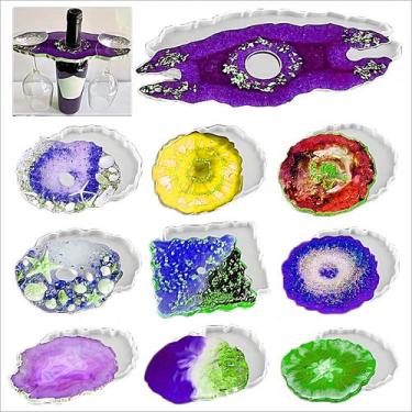 Imagem de Moldes de resina para copos de silicone TNBUENO, 10 unidades com supor