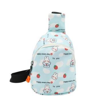 Imagem de Bolsa tiracolo MOSSTYUS Small Sling Bag Cartoon Blue Rabbit