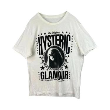 Imagem de Camiseta Gráfica Unissex Em Carvão Hysteric Glamour Estilo Retrô Dos A