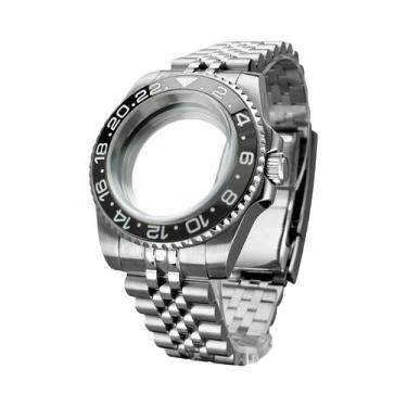 Imagem de Caixa De Relógio De Mergulho À Prova d'Água De 40mm Com Bezel Preto, V