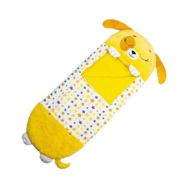 Imagem de Saco De Dormir De Pelúcia Infantil Com Almofada, Quente E Macio, Prese