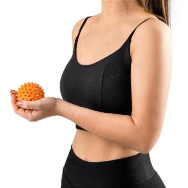 Imagem de Bola de Massagem Laranja 7,5cm para Relaxamento Muscular - no-brand