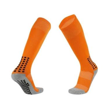 Imagem de Meias Infantis Antiderrapantes Com Absorção De Impacto Para Futebol E 