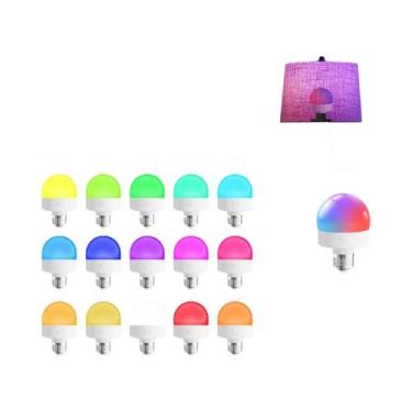 Imagem de Lâmpada LED Inteligente RGB E27 Regulável Recarregável USB Sem Fio Ope