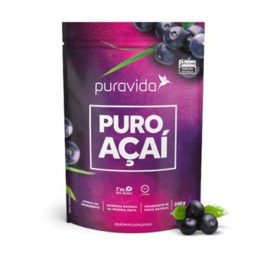 Imagem de Puro Açaí Em Pó Pura Vida  200g - Puravida
