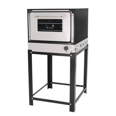 Imagem de Forno Venâncio A Gás Bravo Cinza Esmaltado Com Pé Brfp