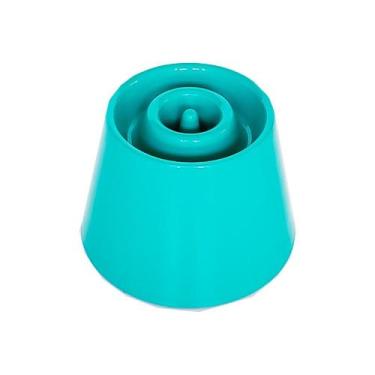 Imagem de Comedouro Alto e Lento Pet Games Dog Eat Verde Água para Cães - Tamanh