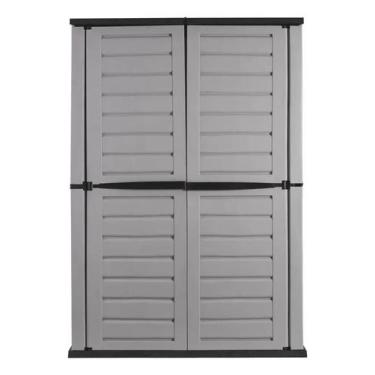 Imagem de Deposito De Plastico Para Jardim 89x151x220 Cm Cinza - Brazil Home Liv