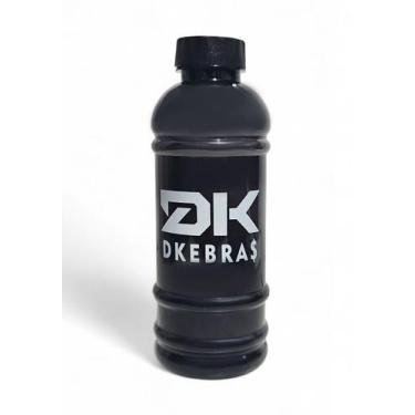 Imagem de Garrafa Galão de Água 500ml Dk Dkebras Treino Fitness Rosca, Preto