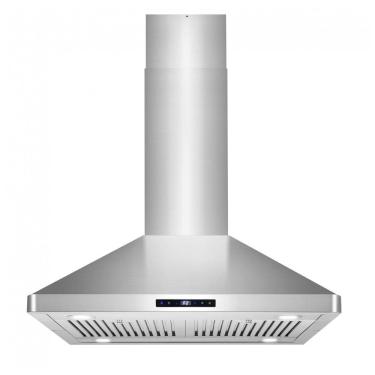 Imagem de Coifa de ilha 76cm COSMO inox escovado 646 m³/h comando touch filtros permanentes LED 110V