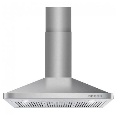 Imagem de Coifa de parede 91cm COSMO inox escovado 646 m³/h comando por botão filtros permanentes LED 110V