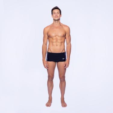 Imagem de Sunga Tradicional Comunidade - AZUL NOTURNO PRETO-Masculino