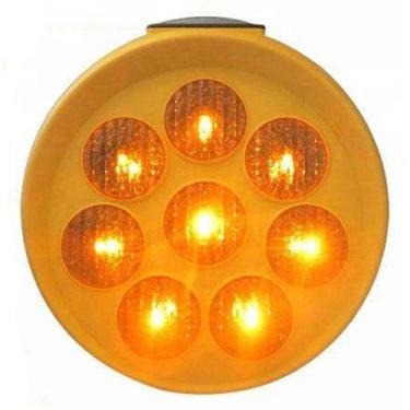 Imagem de Sinalizador Solar Viario LED Luz de Emergencia Poste PainelTransito Ob