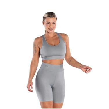 Imagem de Bermuda Amei Sport Basic - Cinza-Unissex
