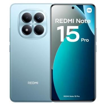 Imagem de Redmi Note 15 Pro 4G 8GB RAM 256GB Versão Global - Xiaomi, 256GB, Azul