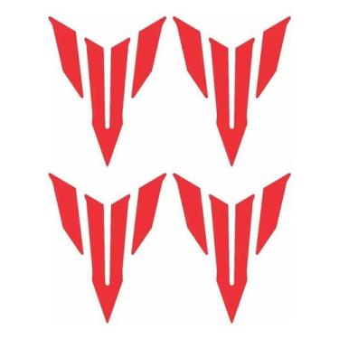 Imagem de Kit 4 Adesivos Logo MT Master of Tork Vermelho 8x6cm - SPTS