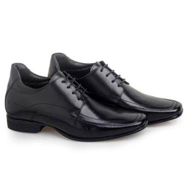 Imagem de Sapato Masculino Social Couro Legitimo Salto Interno 7cm - Rafarillo, 