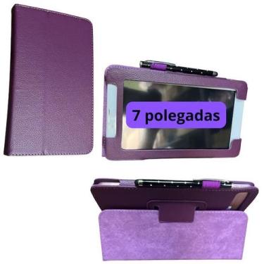 Imagem de Capa Case Suporte p/ Tablet Multilaser M7 3g universal + Caneta touch 