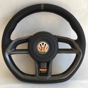 Imagem de Volante Gti Grafite Gol Saveiro Voyage G5 G6 Fox Polo Golf - Chevrolet