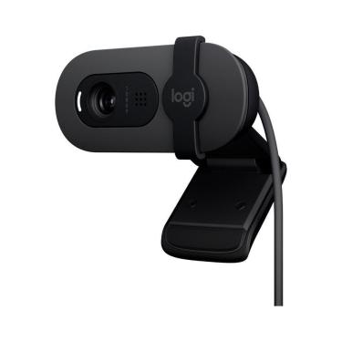 Imagem de Webcam Logitech Brio 100 Full HD 30 FPS, Microfone, USB-A, Correção Automática, Grafite...
