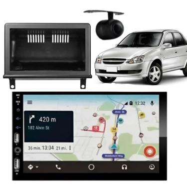 Imagem de Central Multimídia Automotiva 2 DIN MP5 Player 7 Polegadas Preto Bluetooth USB Rádio FM...